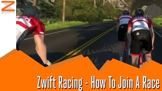 Zwift For Beginners  How To Join A Race [upl. by Cassandre105]