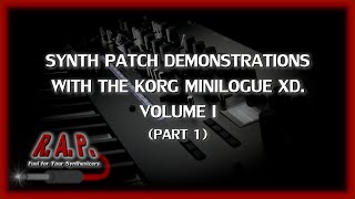 Custom Minilogue XD Presets Part 1 [upl. by Nich]