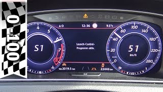 VW Golf GTI Performance 2017 245 PS Beschleunigung 0100 kmh Acceleration amp SOUNDCHECK [upl. by Aseyt]