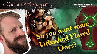 Kitbashed Necron Flayed Ones  A Quick amp Dirty Guide to Making Your Own for Warhammer 40K [upl. by Rese915]