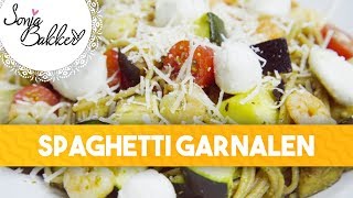 SPAGHETTI GARNALEN  Sonja Bakker recept [upl. by Imelda]