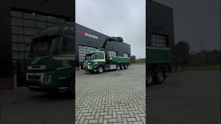 Volvo FMX 500 8x4 Tridem Kipper Kraan Euro 6 [upl. by Sible]