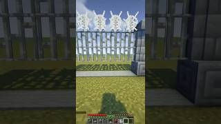 Complicated But Functional Electric Fence in Minecraft shorts [upl. by Hayse]