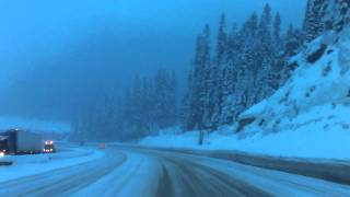 Driving the Smasher on the Coquihalla highway mid winter 2011 [upl. by Moguel]