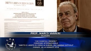 Marco Vannini quotChe significa crederequot [upl. by Yllod764]