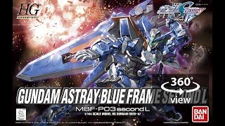 360°Degree HG 1144 Gundam Astray Blue Frame Second L [upl. by Iila125]