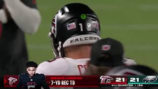 Atlanta Falcons Game Winning Drive vs Eagles Jessie Bates Game Sealing Interception Week 2 [upl. by Adriano811]