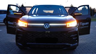 New Volkswagen Tiguan RLine Night Lights Interior  Exterior [upl. by Eyt]