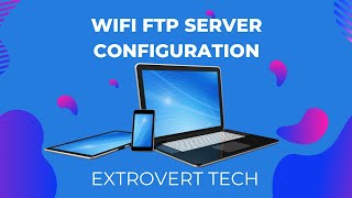 How to Transfer Files Wirelessly Between PC and Smartphone Using FTP howto WirelessFileTransfer [upl. by Yrrej]