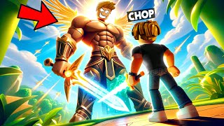 ROBLOX CHOP AND FROSTY FIGHT SWORD FIGHTS TO THE END [upl. by Lanctot882]