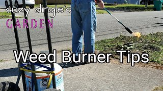 How We Use our Weed Burner  IPM weed management [upl. by Voe]