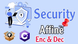 Affine information security Encryption and Decryption by C Kurdish Tutorial information security [upl. by Ydoj]