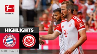 Kane Strikes Twice  FC Bayern München  Eintracht Frankfurt 21  Highlights  Matchday 31 – BULI [upl. by Vachil752]