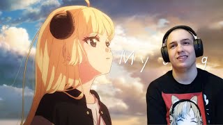 【Animation MV】 My song  Tsunomaki Watame 角巻わため【original】Reaction [upl. by Esertak]