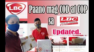 Paano magpaCOD at COP sa LBC step by step Tutorial [upl. by Lowrance]