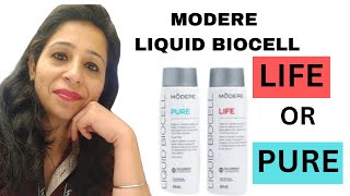 Modere Liquid Biocell Pure or Life  Liquid Collagen Life For Skin Hair Joint And Heart Health [upl. by Aihsrop542]