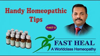 Handy Homeopathic TipsPart2 [upl. by Dohsar]