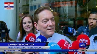 Nito Cortizo llega al Hotel El Panamá  Nex Noticias [upl. by Ayekram]