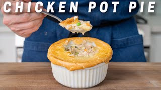 Chicken Pot Pie Recipe Completely Homemade  Shortcut Options [upl. by Aztiram]