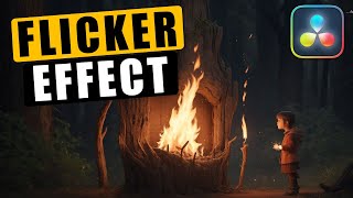 How to do FLICKER Effect in Davinci Resolve [upl. by Naellij]