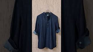 Midblue Denim Henley Shirt for Men  Tree  treelivingco  Start Living [upl. by Ainyt]