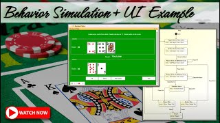 Cameo  Full Behavior Simulation with UI  BlackJack [upl. by Carmencita]