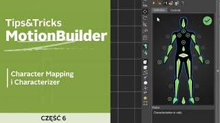 TipsampTricks w Motion Builder  część 6  Character Mapping i Characterizer [upl. by Adnamra]