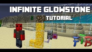 FTB  Infinite Glowstone Tutorial  Using Turtles [upl. by Rossie]