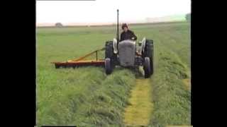 Massey Ferguson 35 with fahr mower [upl. by Rasaec566]