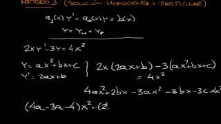 ECUACIONES DIFERENCIALES HOMOGENEA Y PARTICULAR 17 [upl. by Ellehcram]