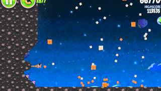 Angry Birds Space  Level 129  100 Space Eagle Walkthrough  Pig Bang [upl. by Nojad468]