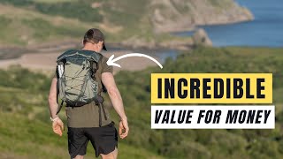 Decathlon MH500 22L Roll Top Hiking Backpack review [upl. by Sibie]