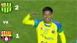 Gualaceo vs Barcelona 2  1  Resume [upl. by Canice]