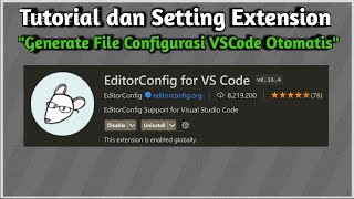 Extension EditorConfig for VS Code  Tutorial amp Settings [upl. by Heim]