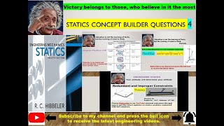 STATICS CONCEPT BUILDER QUESTIONS 4 [upl. by Tobin467]