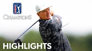 Ernie Els fires careerlow 10under 62  Round 1  Principal Charity  2024 [upl. by Edya]