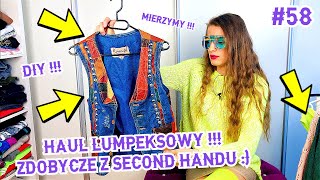 KOLEJNE PEREĹKI Z SECOND HANDU  HAUL LUMPEKSOWY  PRZERĂ“BKA  DIY  STYLIZACJE  58 [upl. by Vallery]