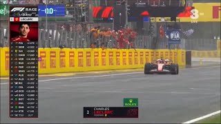 Italian commentators react to Leclercs victory in Monza  🇮🇹 [upl. by Esetal137]