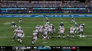 Madden NFL Chargers Vs Raiders Week 14 [upl. by Einhorn855]