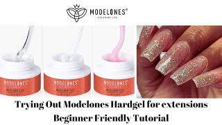 Modelones Builder Gel  Step by Step tutorial for Builder Gel Extensions for Beginners [upl. by Tak]