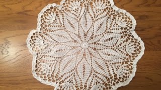 How to crochet a doily  Part 1 of 2 [upl. by Swan]