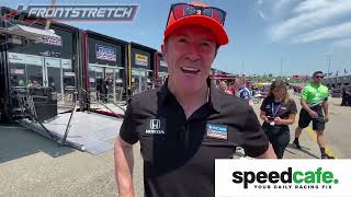 Scott Dixon Happy With His Day quotWe Had A Smooth Day As Far As Functionality Goesquot [upl. by Ylrebmit]