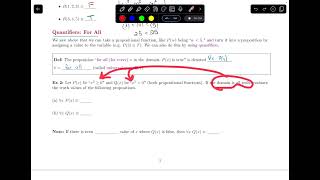 142 For All Quantifier  Logic  Discrete Math [upl. by Karlotte]