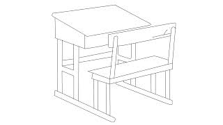 How to Draw a Bench step by step [upl. by Gernhard497]