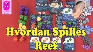 Reef Hvordan spilles In Danish brætspil familiespil abstrakt spil [upl. by Paff]