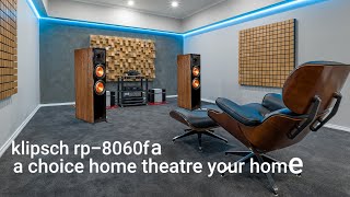 King of golden cone Klipsch RP8060F show Secret performance Dolby atmos Support [upl. by Pietje]