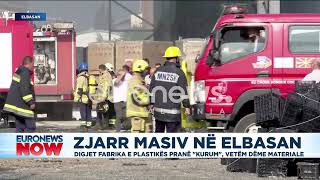 Zjarri masiv në Elbasan Edlira Xherri sjell detajet [upl. by Ardine419]