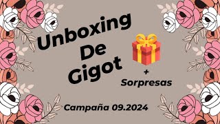 Unboxing de Gigot 🎉🍾 Campaña 092024  Sorpresas 🎉 [upl. by Mairem868]