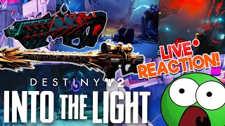 Destiny 2 Into The Light NEW PvP Maps And Exotic Quests Return My LIVE Reaction [upl. by Tella751]