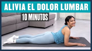 ⭐️ Ejercicios para ALIVIAR el DOLOR LUMBAR y de la CIÁTICA ⭐️ [upl. by Gaughan889]